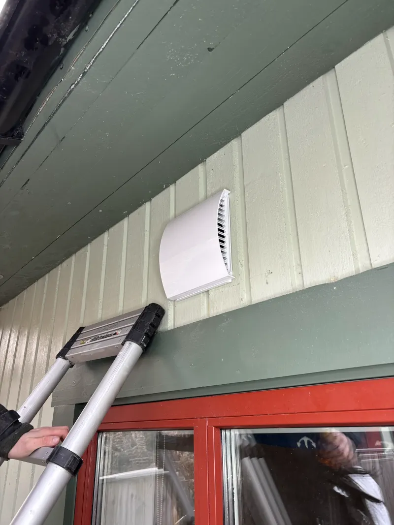 Fritidshus på Ingarö – installation av Mini FTX