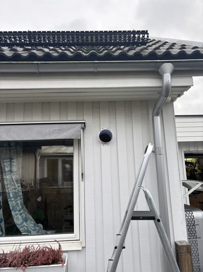 Villa i Täby – installation av Mini FTX